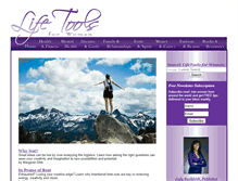 Tablet Screenshot of lifetoolsforwomen.com